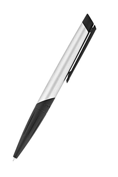 S.T. Dupont قلم حبر جاف فضي من Defi Millenium بدون غطاء405004