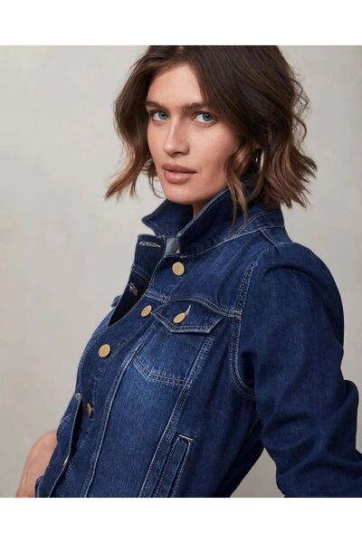 RİGALA YIKAMALI DENİM CEKET