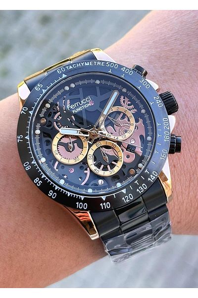 Ferrucci Men's Wristwatch - Steel Cord
