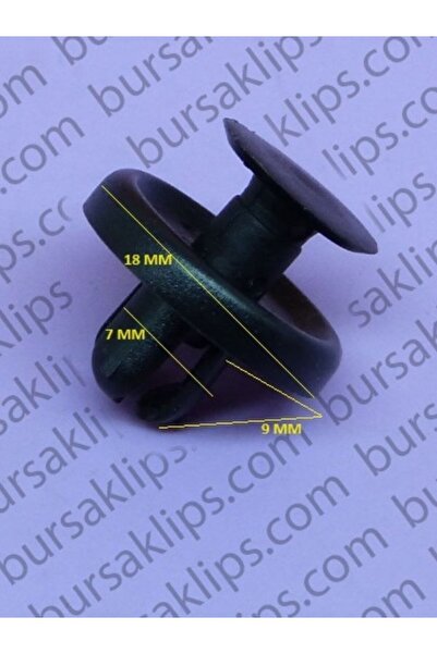 bursaklips تويوتا، سوبارو، جي إم مشبك ممتص الصدمات 90467-10183 (10 قطع)