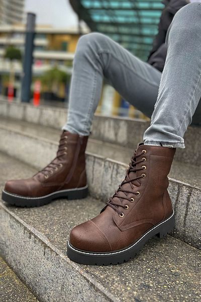 Chekich Ch009 Matte St - Men's Brown Boots