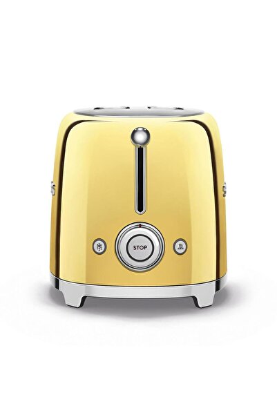 SMEG 50's Style Retro Gold Toaster Tsf01Goeu