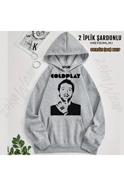 ZOKAWEAR Hanorac oversize cu glugă cu imprimeu Edge Of Sanity v2 (2 fire)