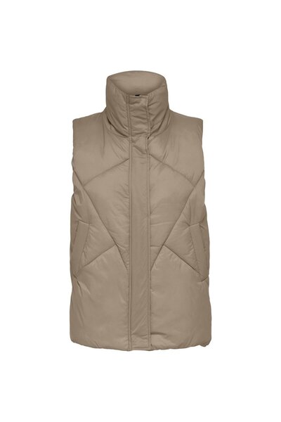 ONLY Жіночий жилет Palma Puffer - CC Otw 15260039 Срібний норка