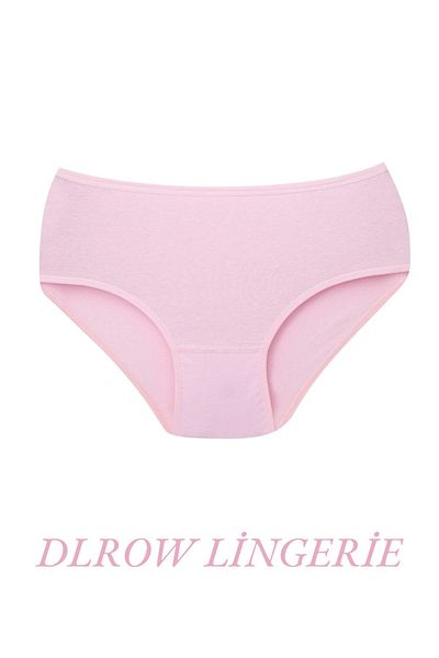 DLROW Women's 6-Piece Plain and Patterned Mixed High Waist Panties