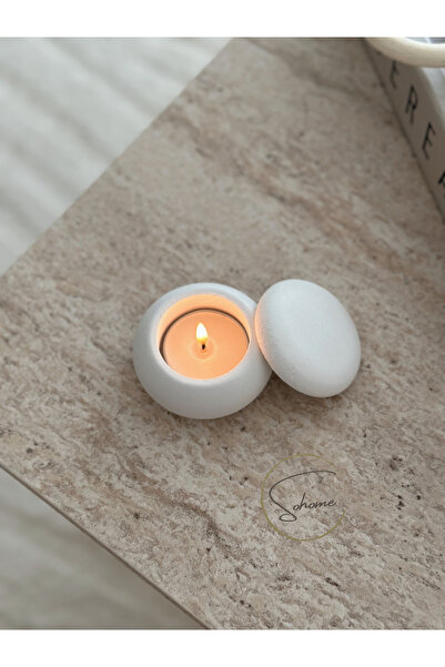 sohome decor Kapaklı mumluk veya lokumluk