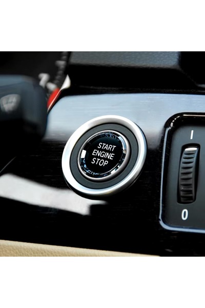 YıldızTuning بي ام دبليو 5 سيريز E60 كريستال مفتاح إيقاف التشغيل فضي 2002-2009