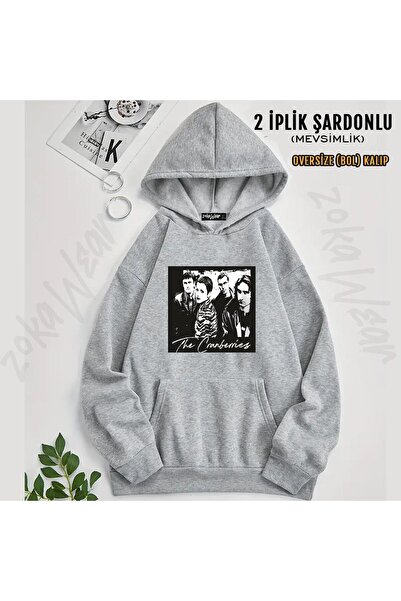 ZOKAWEAR سويت شيرت بغطاء للرأس بطبعة التوت البري (خيطان)