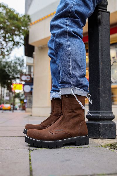 Chekich Quebec CH027 SST Men's Boots - BROWN