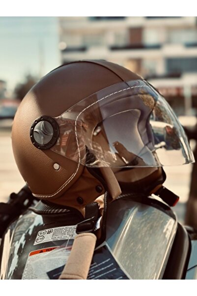 Sway Sw 701 Leather Yarım Kask