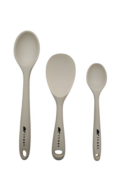 bavella 3-Piece silicone spoon set hard and heat resistant