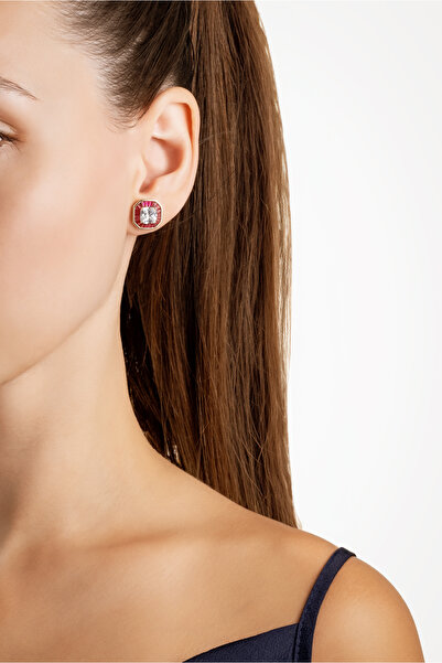 So CHIC... Renkli Yolculuk 18 Ayar Sarı Altın Kaplama Gümüş Küpe