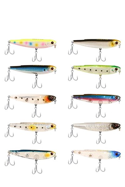 Fujin Walkie Dog 70mm 8.2gr Su Üstü Maket Balık-03T Trans Iwashi