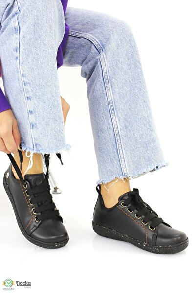 Mammamia Kadın Hakiki Deri Ortopedik Spor Tarz Günlük Ayakkabı M25/KA125