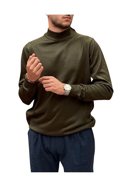GGMM Men's Knitwear Half Fisher Sweater