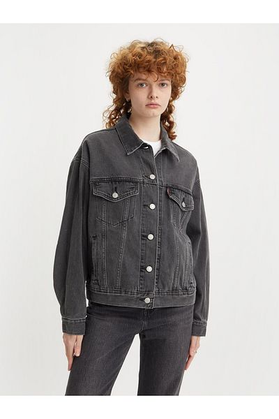 Levi's Dámská černá džínová bunda 90s Trucker Be Kind Rewind A1743-0000