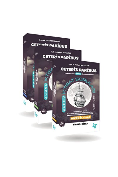 4T Yayınları Ceteris Paribus İktisat Soruları