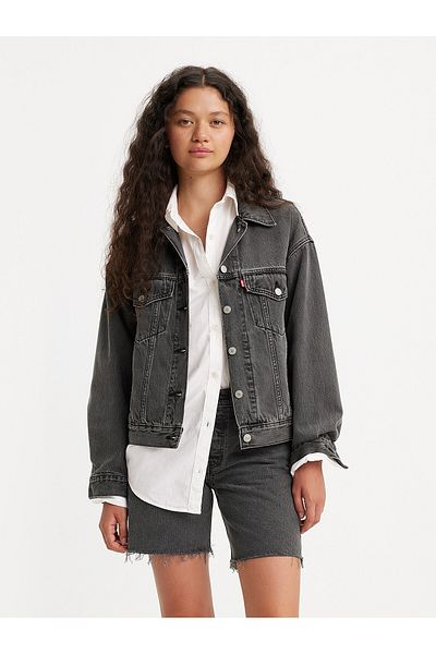 Levi's Dámská černá džínová bunda 90s Trucker Be Kind Rewind A1743-0000