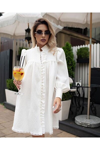 jennyfer garment İTHAL KOBE KUMAŞ ELBİSE