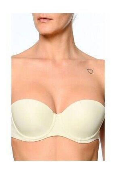 Pierre Cardin Γυναικείο σουτιέν χωρίς στράπλες με διάφανο λουράκι