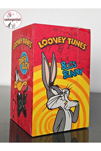 Salsepetial Ahşap Kalem Kutusu Figürlü Masaüstü Kalem Kutusu