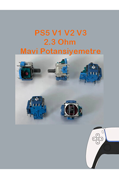 siar PS5 Tüm Kollar ile Uyumlu Analog Motoru Mavi Renk 2.3k Ohm Playstation 5...