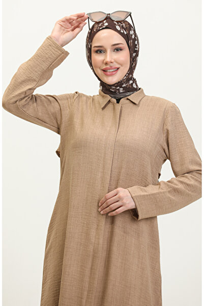 sefamerve 24019-02 Model Košilový límec Mink Ferace