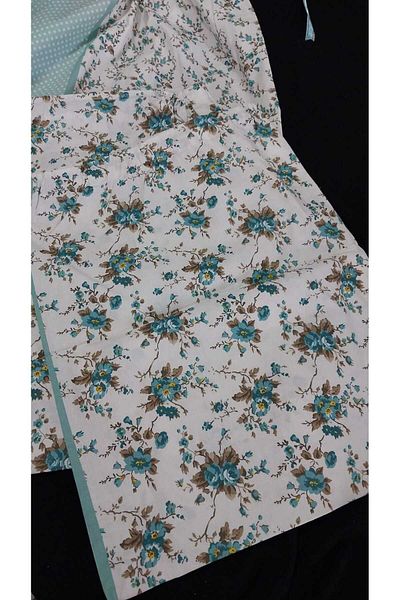 Papatyam 2 Pieces (38X30) and 1 Piece (38X41) Cotton Hand Knitted - Duvet Cover and Sachet Storage Box