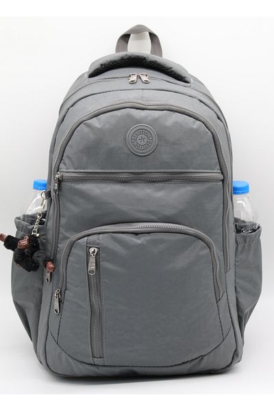 Bevitton Bvt-1700 Γκρι Αδιάβροχη Σχολική Τσάντα Unisex Καθημερινή Σχολική Τσάντα