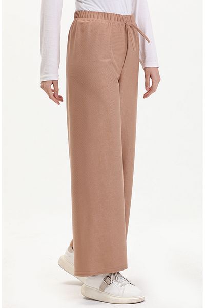 sefamerve Mink Seasonal Wide Leg Παντελόνι - 8604-01