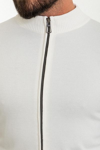 Mcr Knitwear Zippered Cardigan