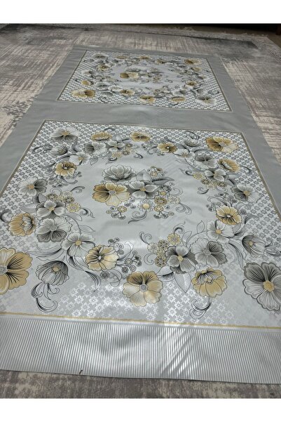 zeyrek tekstil Kaymaz Elyaflı Pvc Dertsiz Silinebilir Muşamba Masa Örtüsü, Yer Sofrası 100 X 100