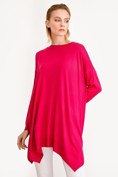 ON Sıfır Yaka Salaş Triko Kazak