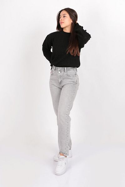 LACARINO 7609 Mom Fit Γυναικείο Jean Παντελόνι