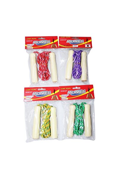 Genel Markalar Kızılkaya Ahşap Renkli Lüx Atlama İpi