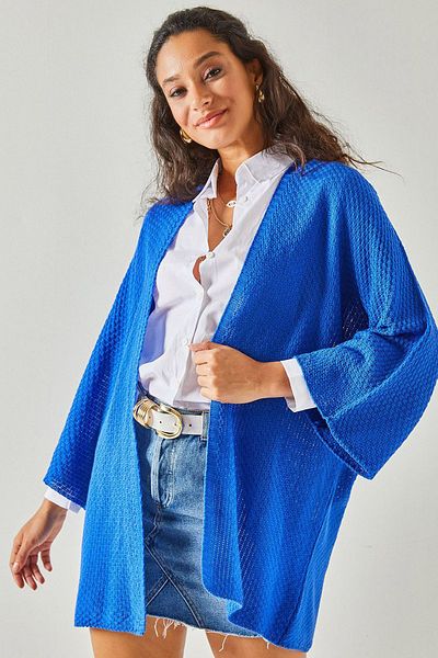 LOS FECHKA Cardigan de sezon, cu decolteu în V, cu mâneci largi, tricotaje de sezon