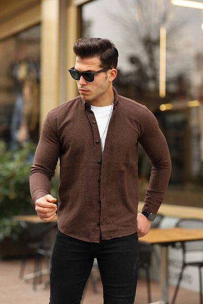 NO4 Πουκάμισο Ξυλοκόπος SADE Slim Fit