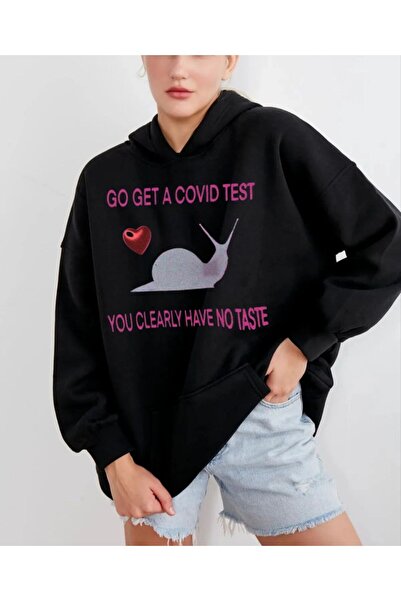 MAYDAY CULTURE Hanorac cu citat negru cu tăietură ușoară - Hanorac cu trei fi...