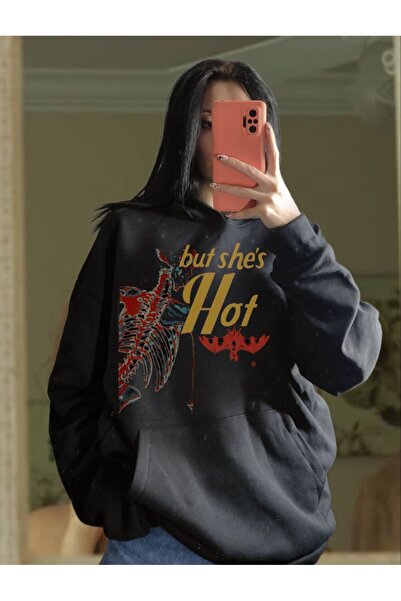 MAYDAY CULTURE Hanorac negru, ușor, cu glugă cu trei fire /produs de manechin...