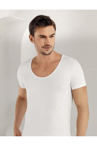 Şahinler Men's Black Short Sleeve Undershirt