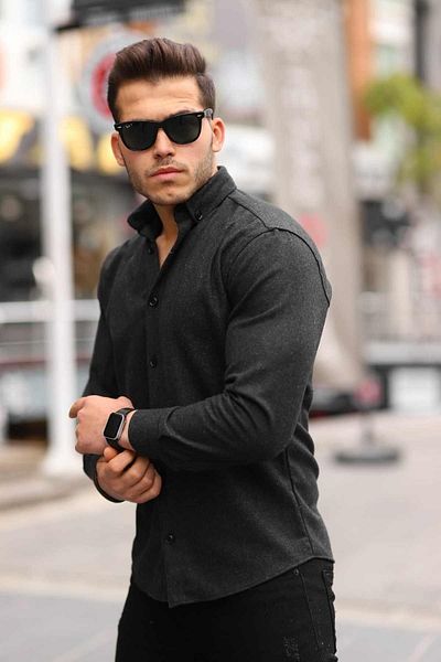 NO4 Πουκάμισο Ξυλοκόπος SADE Slim Fit