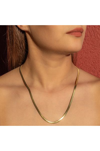 Monilia Italian chain steel necklace