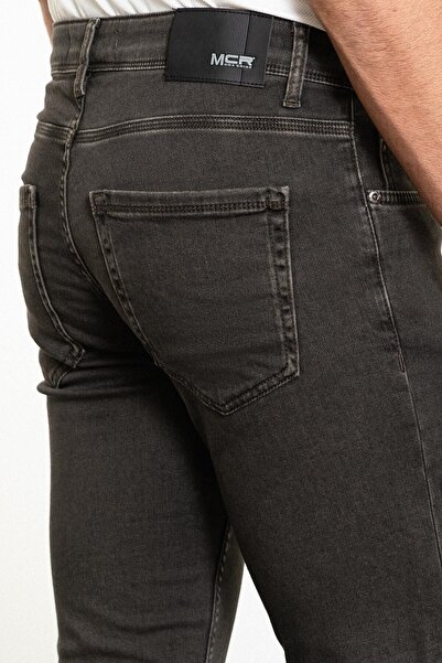 Mcr Düz Super Slim Fit Erkek Kot Pantolon Gri - 33004.24Y