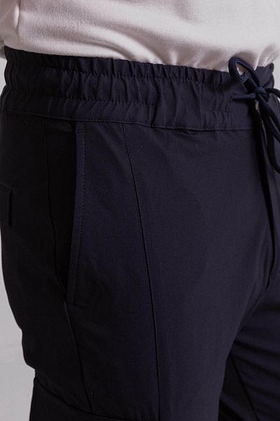 Mcr Side Pocket Elastic Waist Drawstring Slim Fit Men's Tracksuit Navy Blue - 17136.21Y