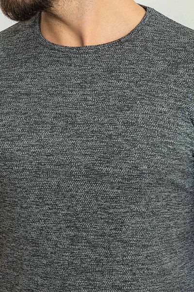 Mcr Patterned Slim Fit Crew Neck Men's T-Shirt Black - 36783.23Y