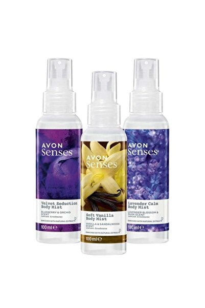 AVON Senses Orkide Lavanta Ve Vanilya Kokulu Vücut Spreyi Seti