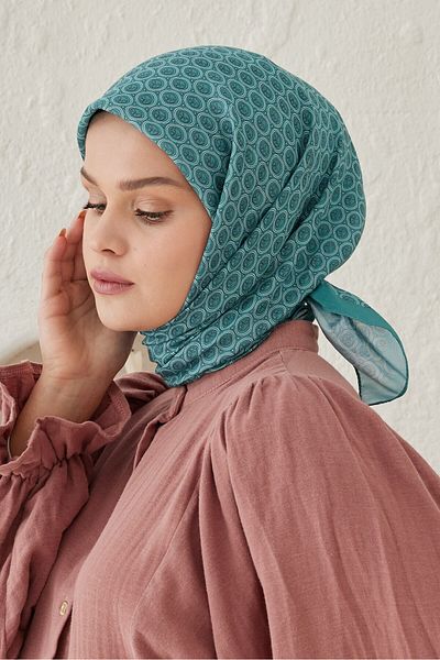 Modakaşmir Circular Mk Cotton Scarf