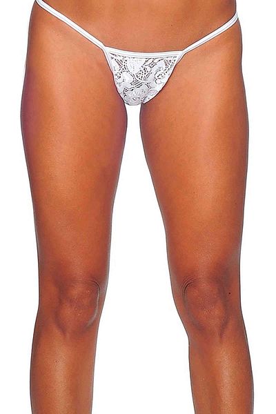 DEFNADA Brf1165 Model White Lace Thong