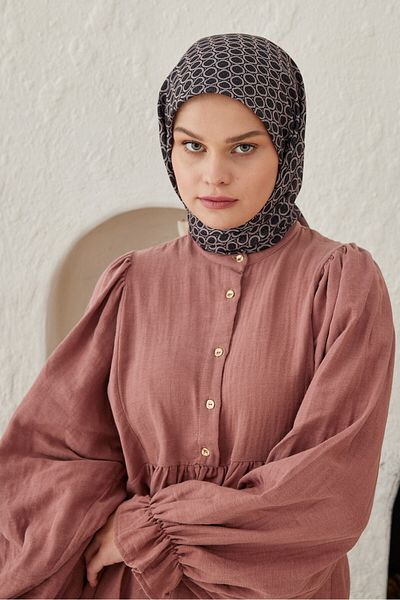 Modakaşmir Circular Mk Cotton Scarf