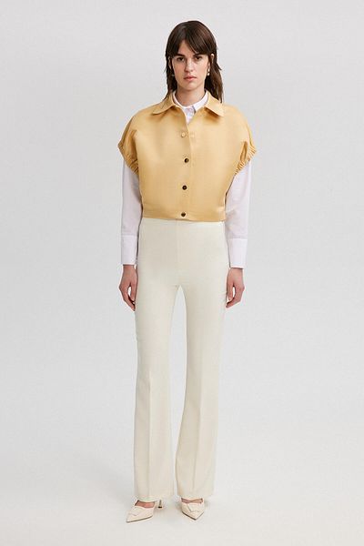 Touché Privé BAT SLEEVE SHORT SATIN VEST